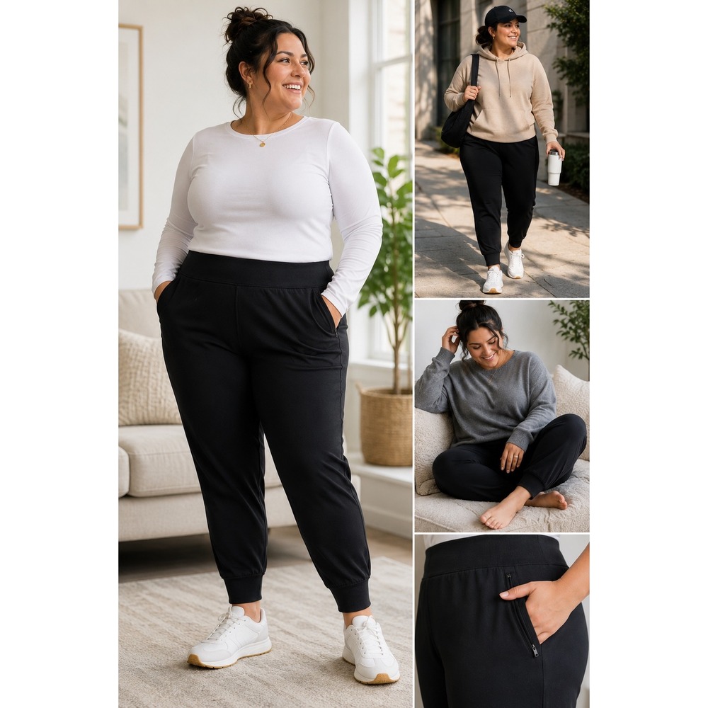 Athleta Venice High Rise Joggers Womens 3X Travel Pants Activewear Athleisure